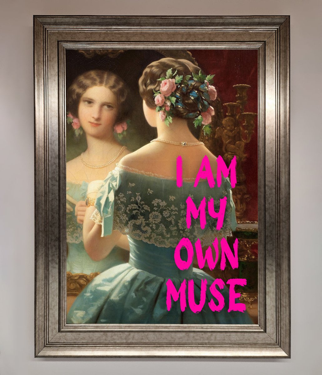 I Am My Muse Framed Print-5