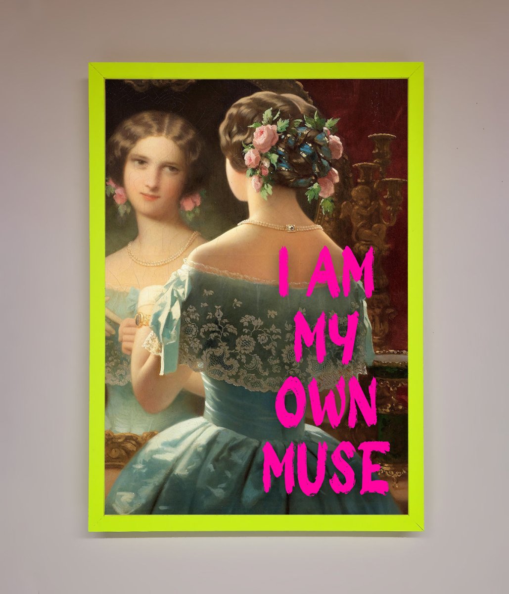 I Am My Muse Framed Print-13