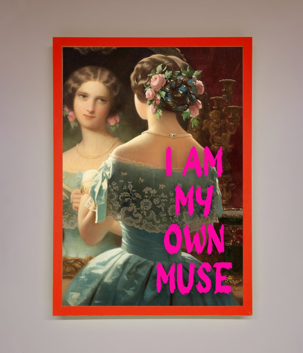 I Am My Muse Framed Print-15