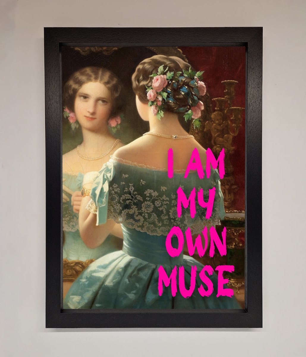 I Am My Muse Framed Print-1