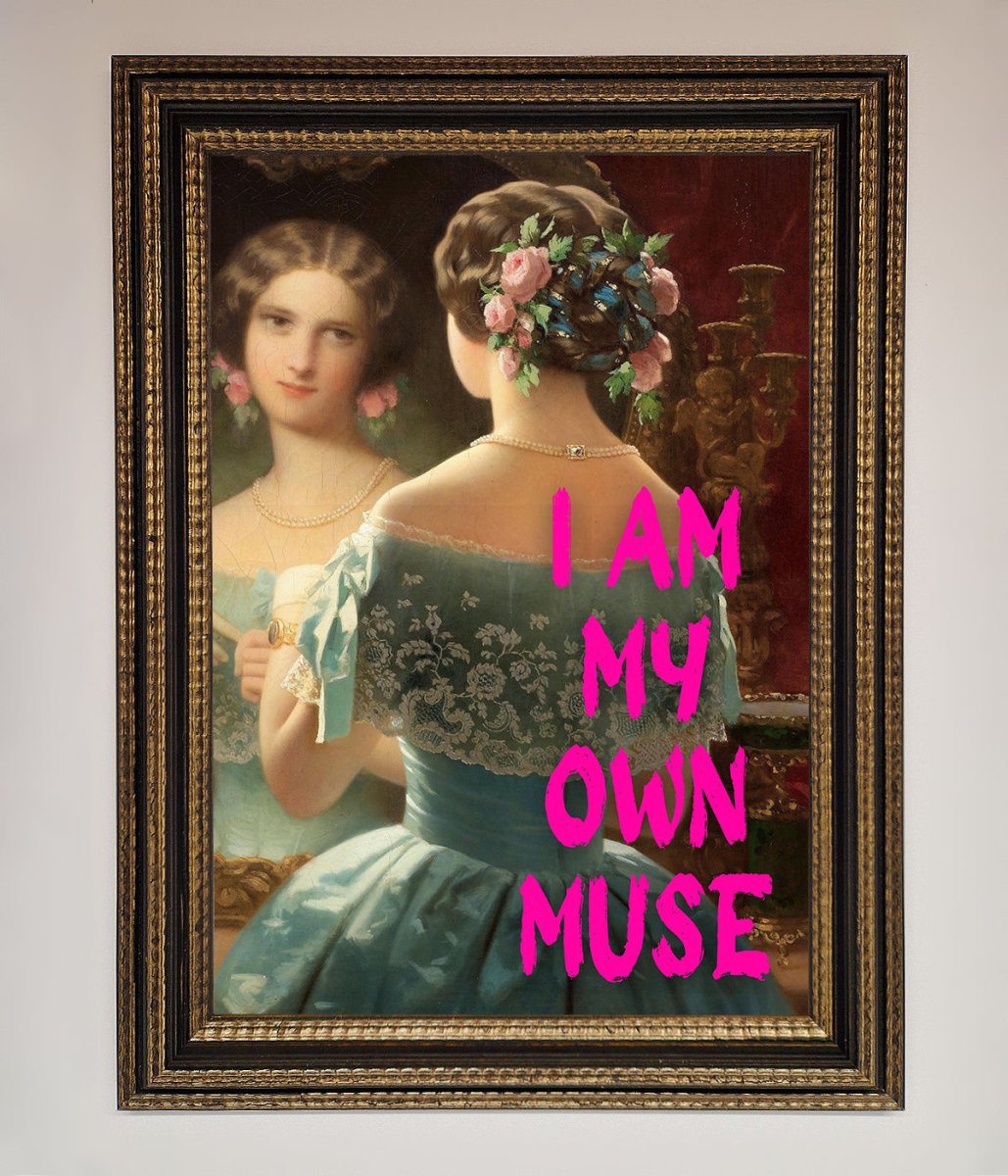 I Am My Muse Framed Print-18