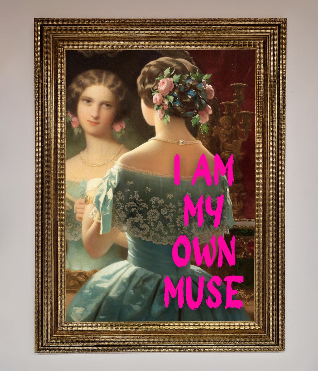 I Am My Muse Framed Print-16