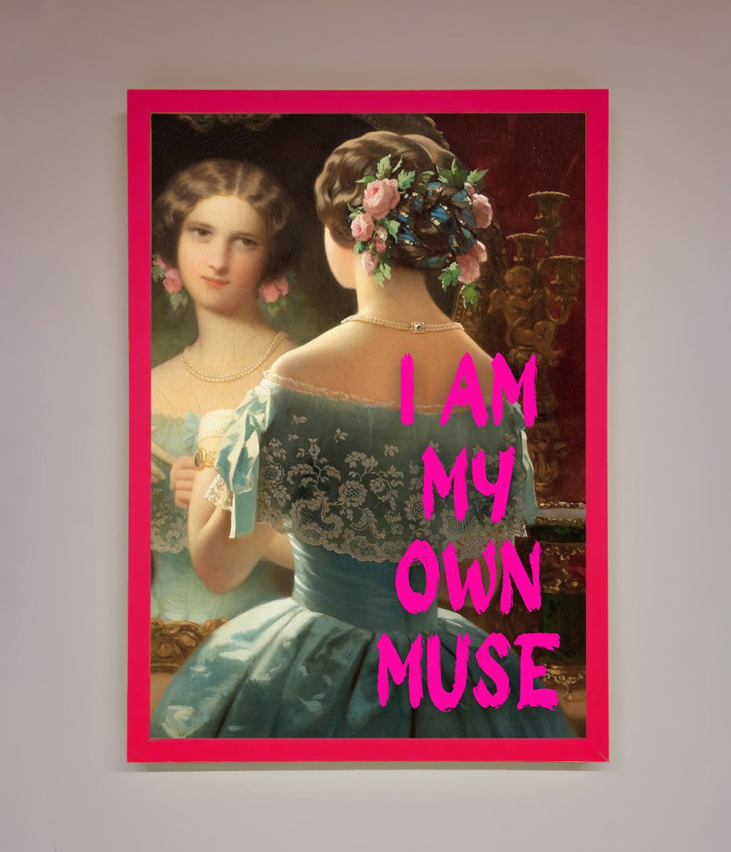 I Am My Muse Framed Print-14