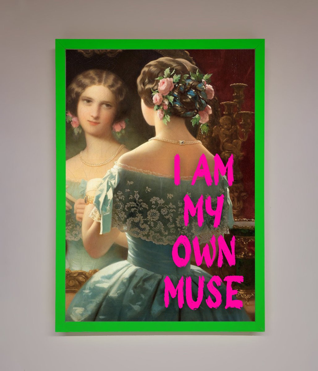 I Am My Muse Framed Print-12