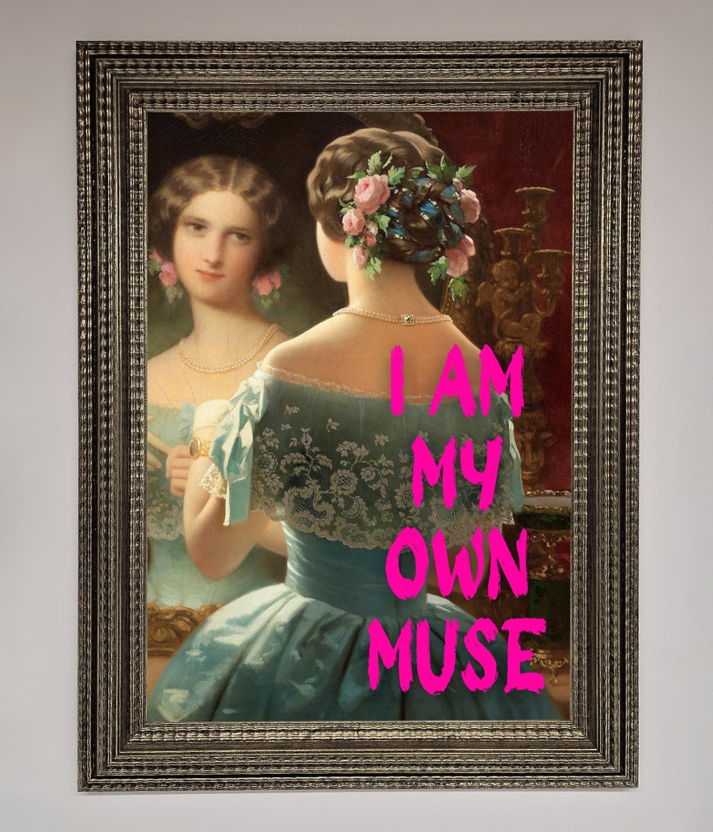 I Am My Muse Framed Print-0