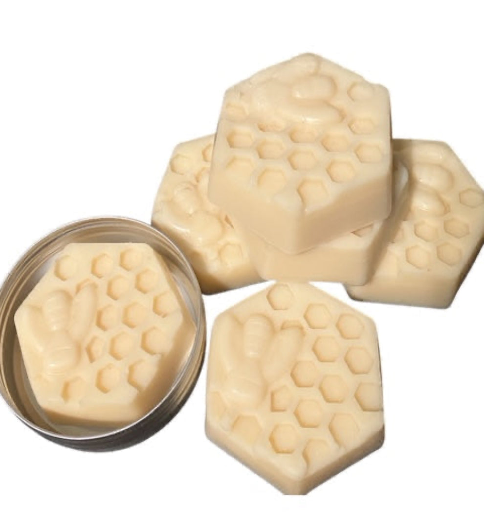 Solid Beeswax Lotion Bar in Rosewood, Vetiver and Bergamot with Shea and Cocoa Butter, Coconut Oil and Vitamin E-0