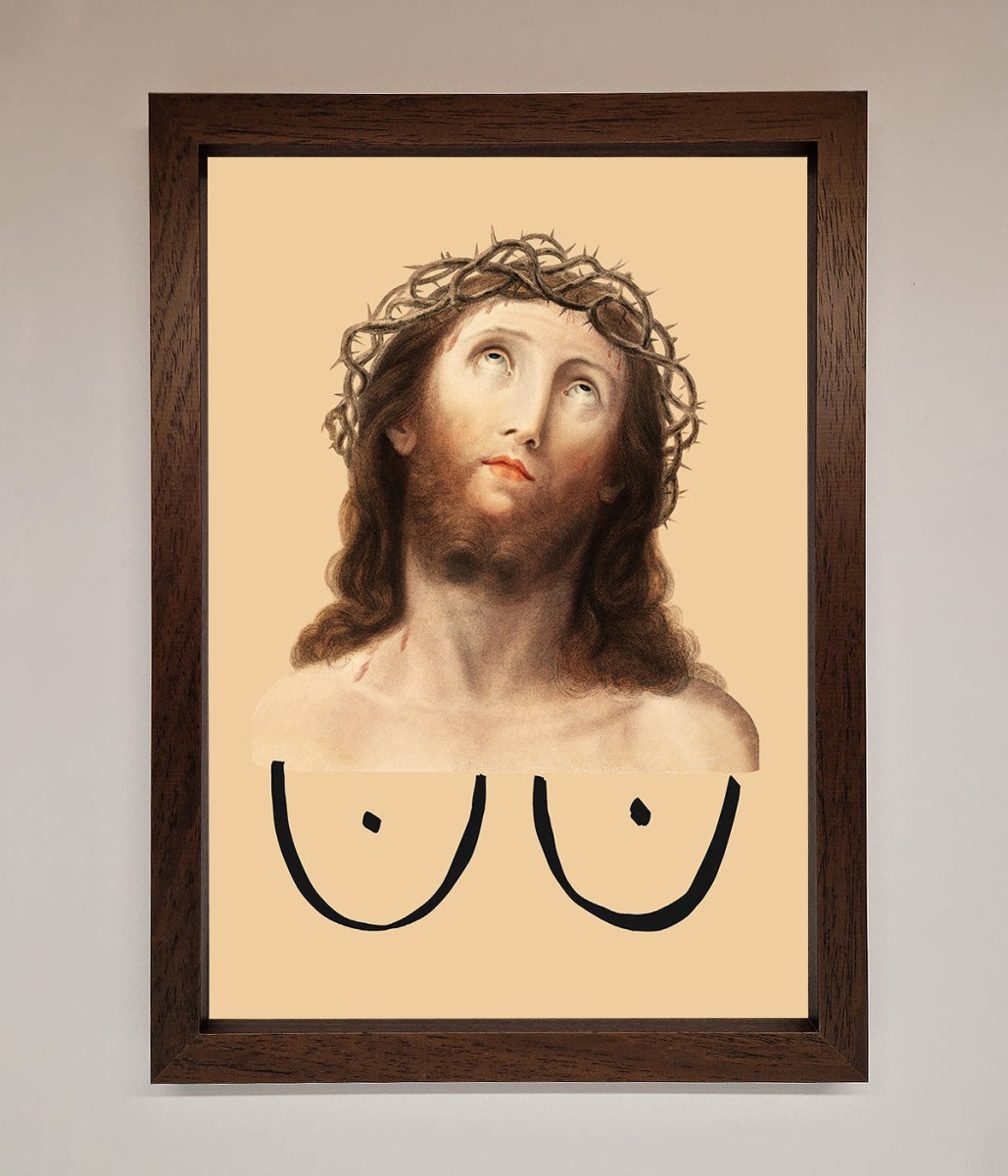 Jesus Breasts Framed Poster-9