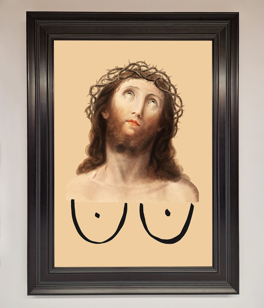 Jesus Breasts Framed Poster-6