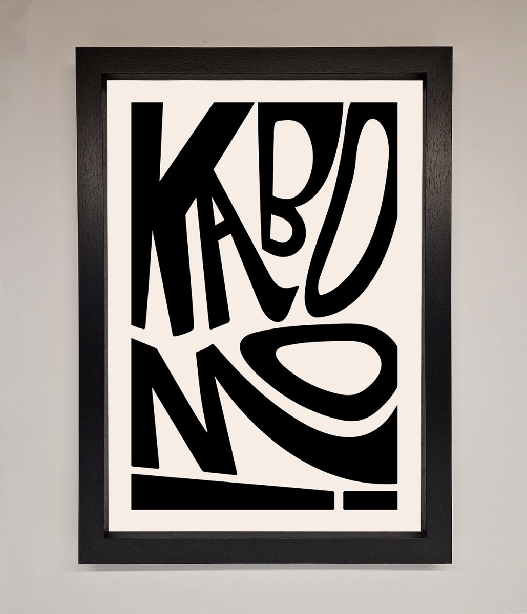 Kaboom Framed Print-0