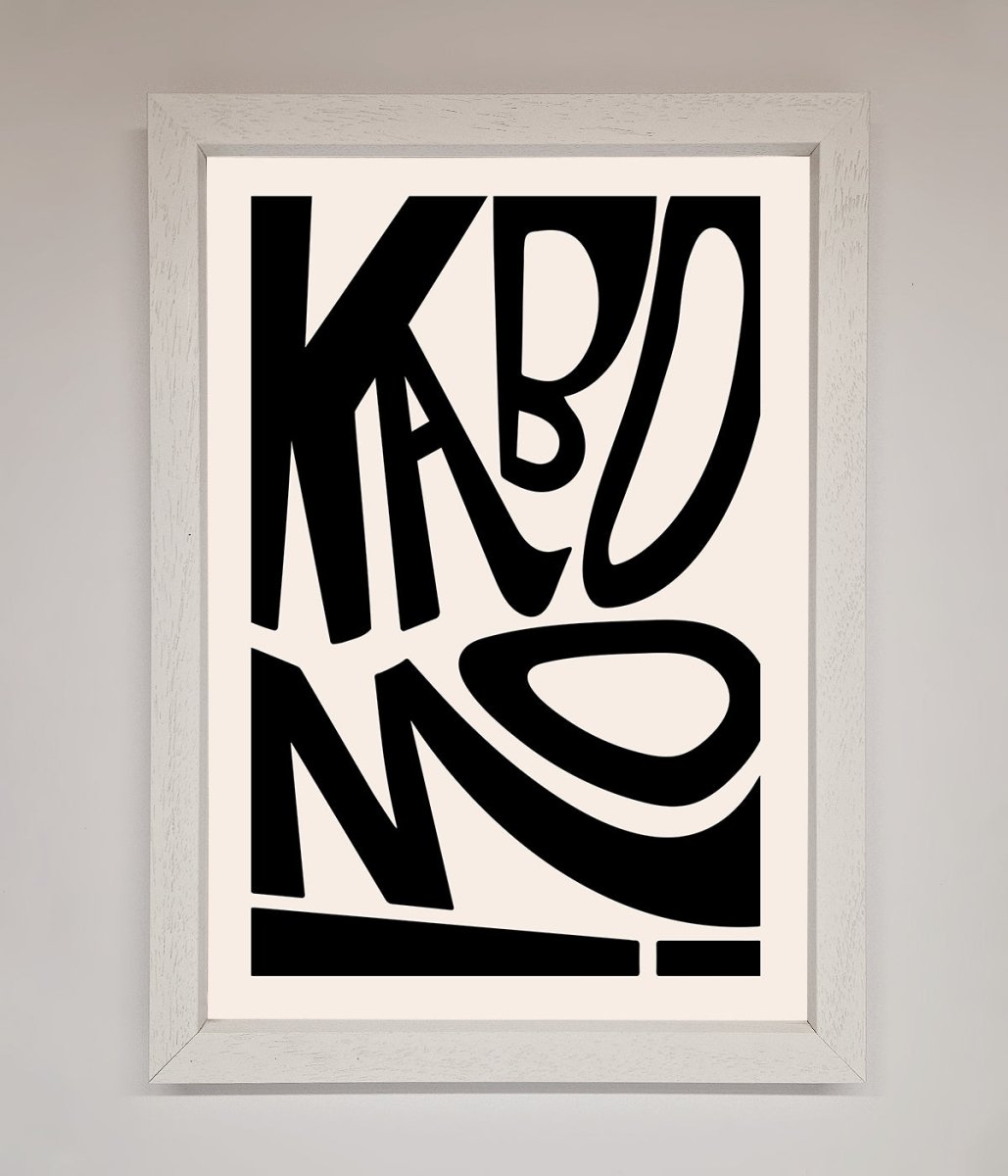 Kaboom Framed Print-1