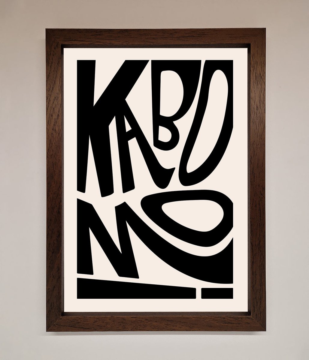 Kaboom Framed Print-4