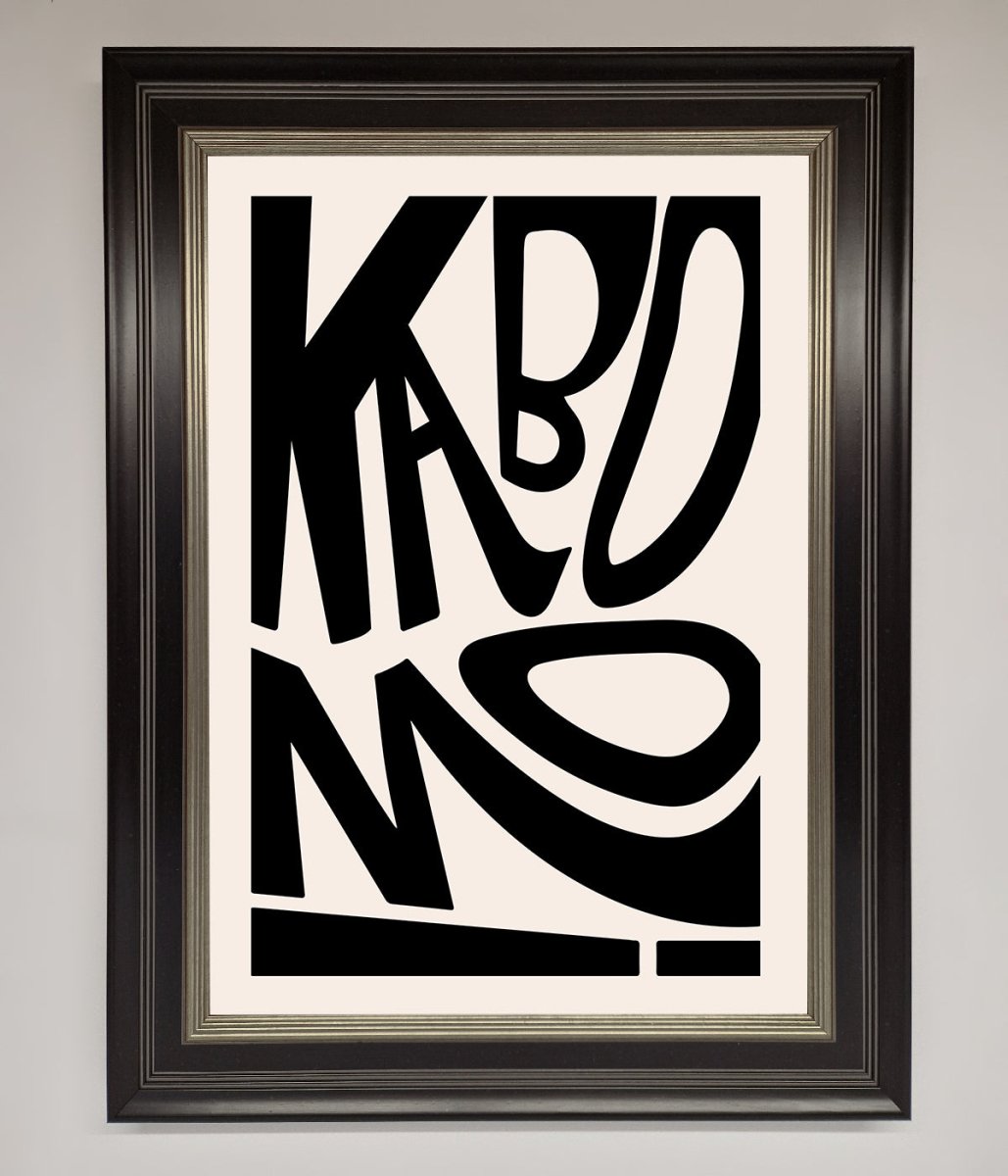 Kaboom Framed Print-17