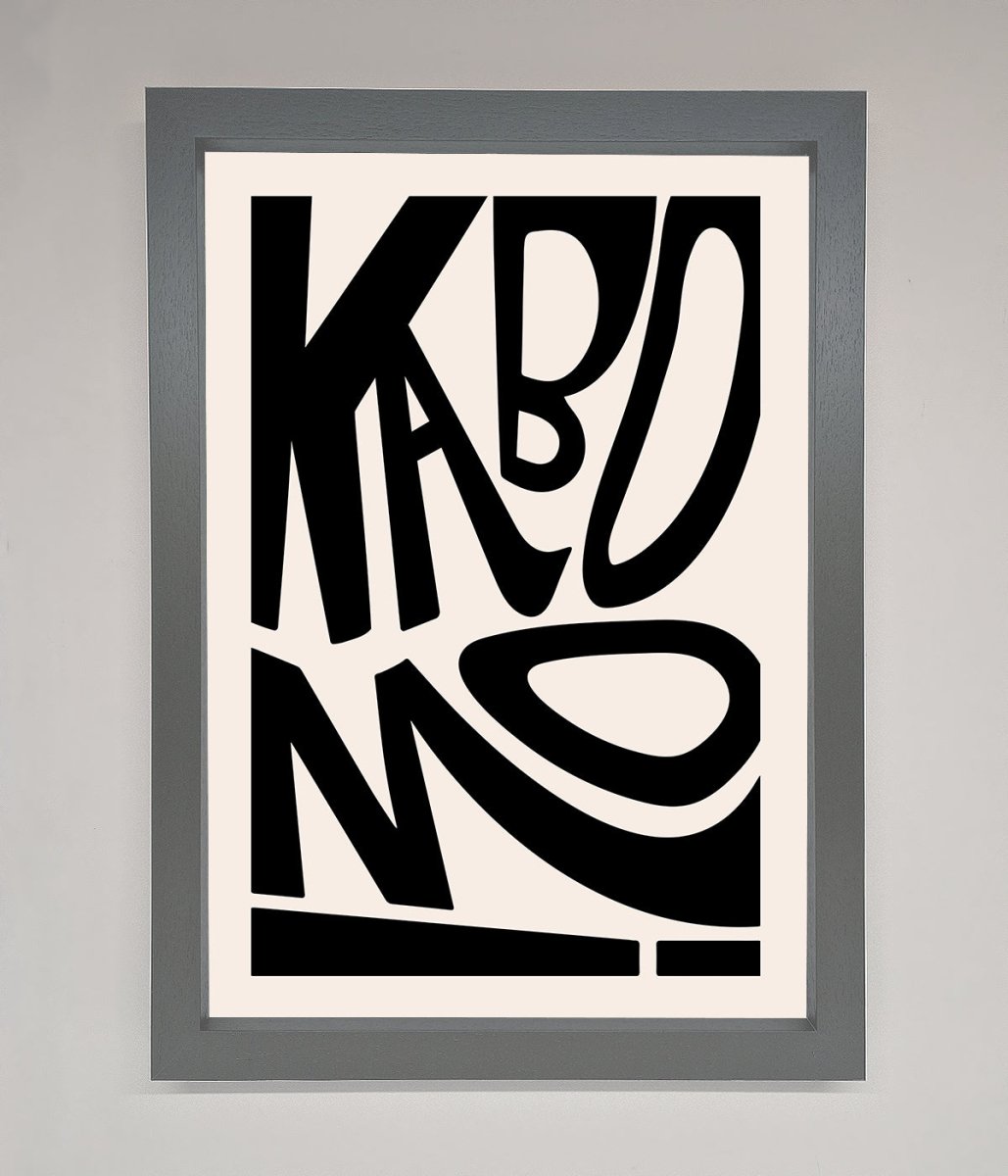 Kaboom Framed Print-3