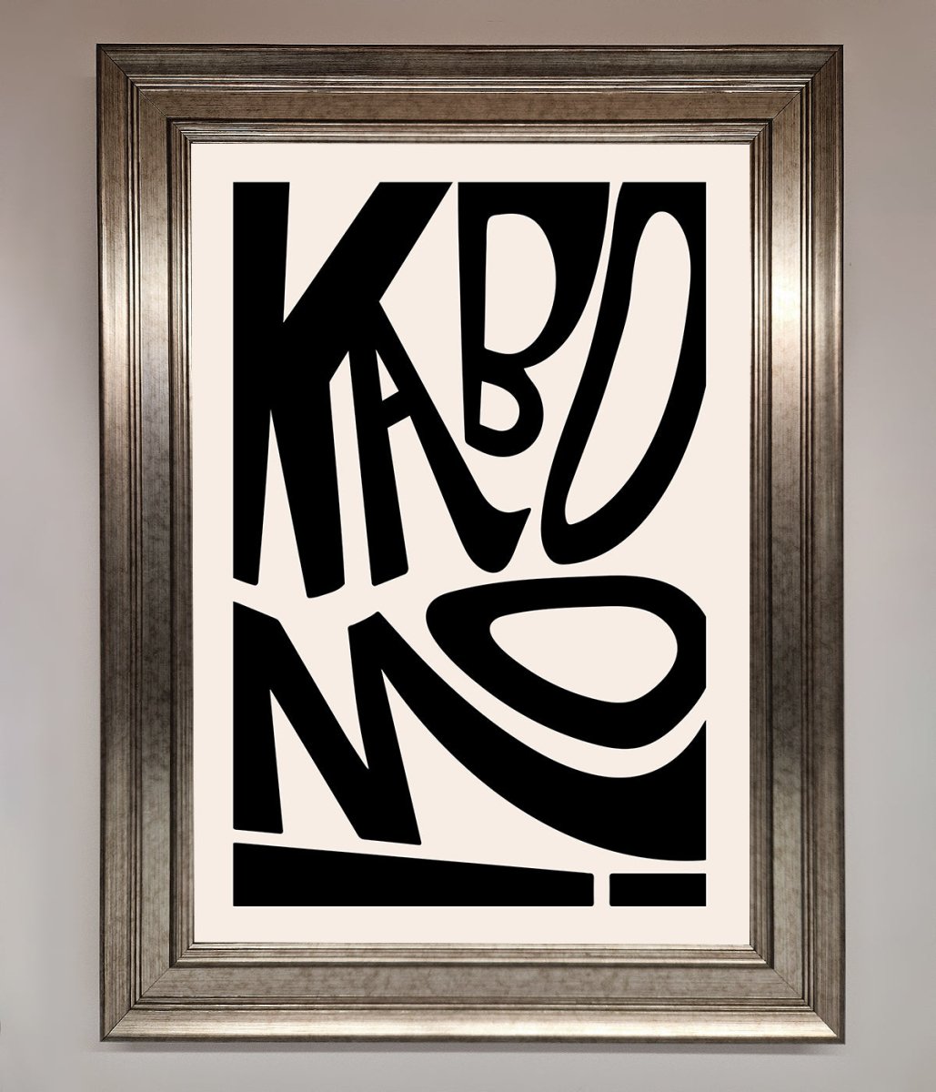Kaboom Framed Print-15