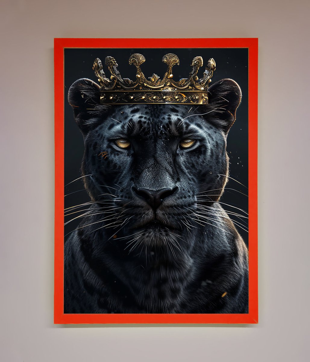 King Panther Framed Wall Art-14