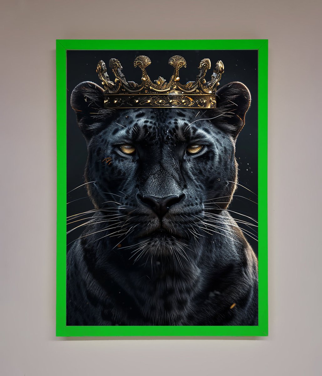 King Panther Framed Wall Art-11