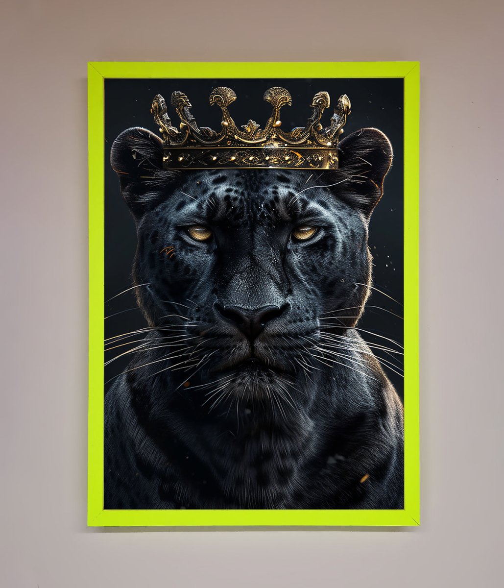 King Panther Framed Wall Art-12