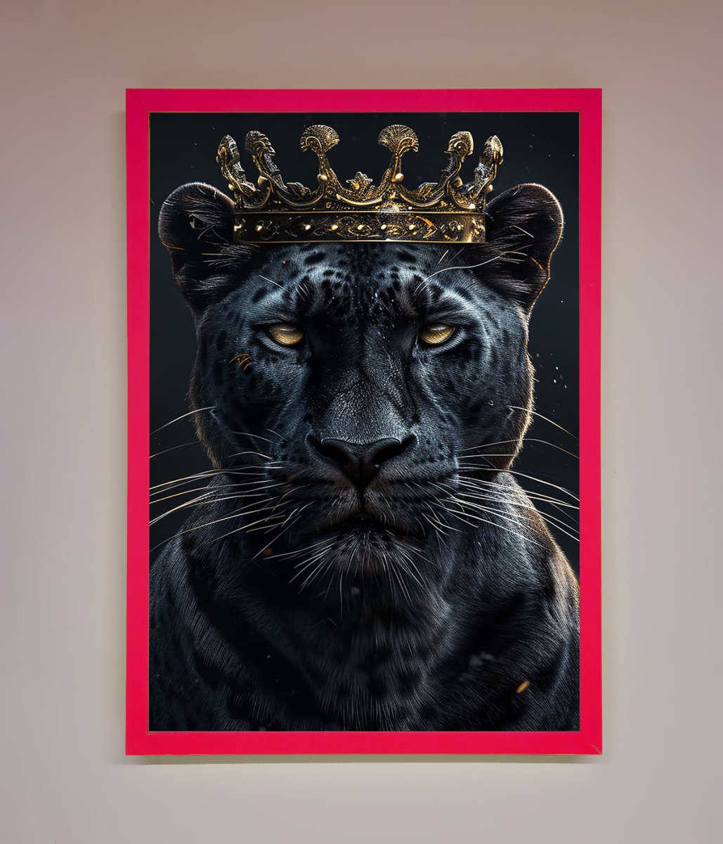 King Panther Framed Wall Art-13