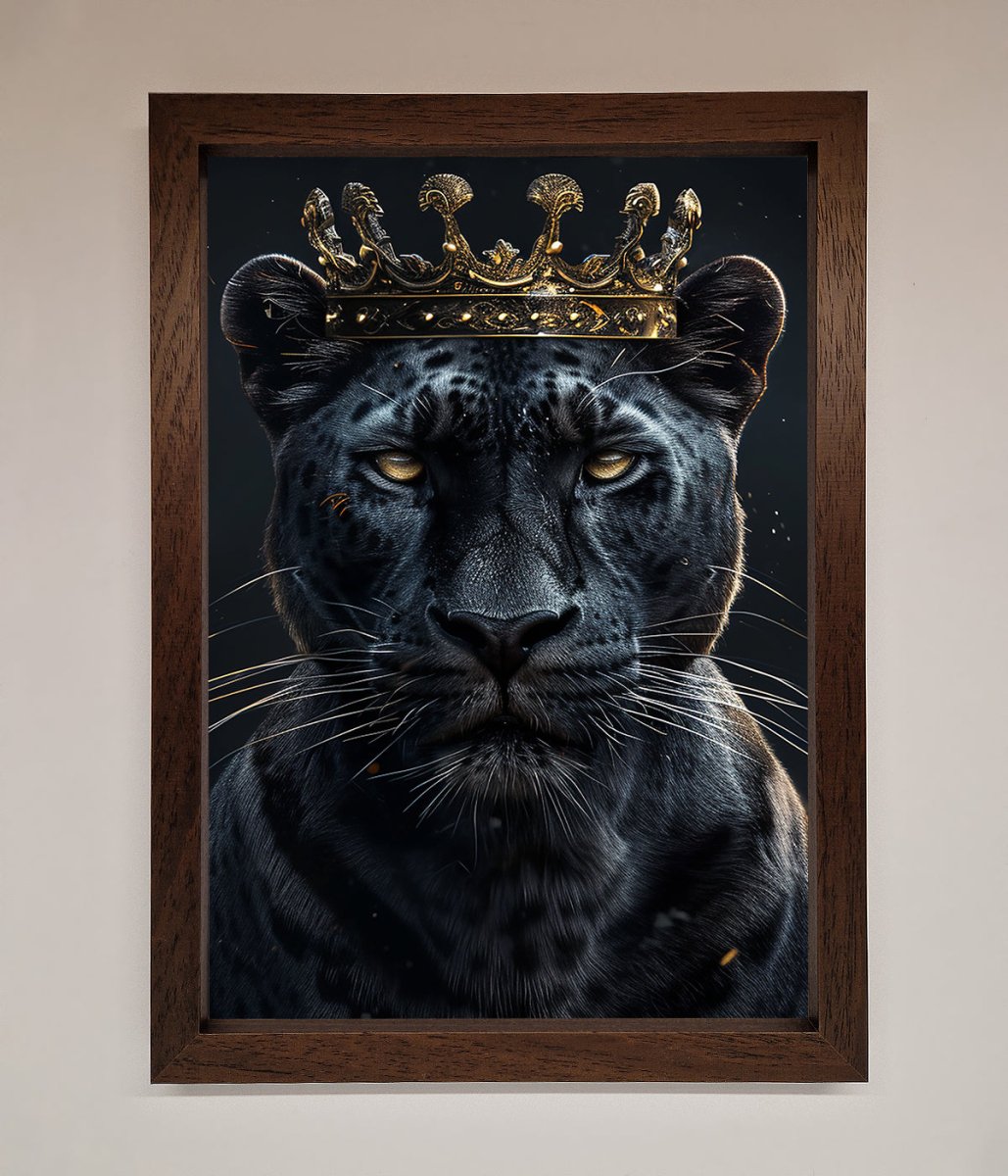 King Panther Framed Wall Art-9