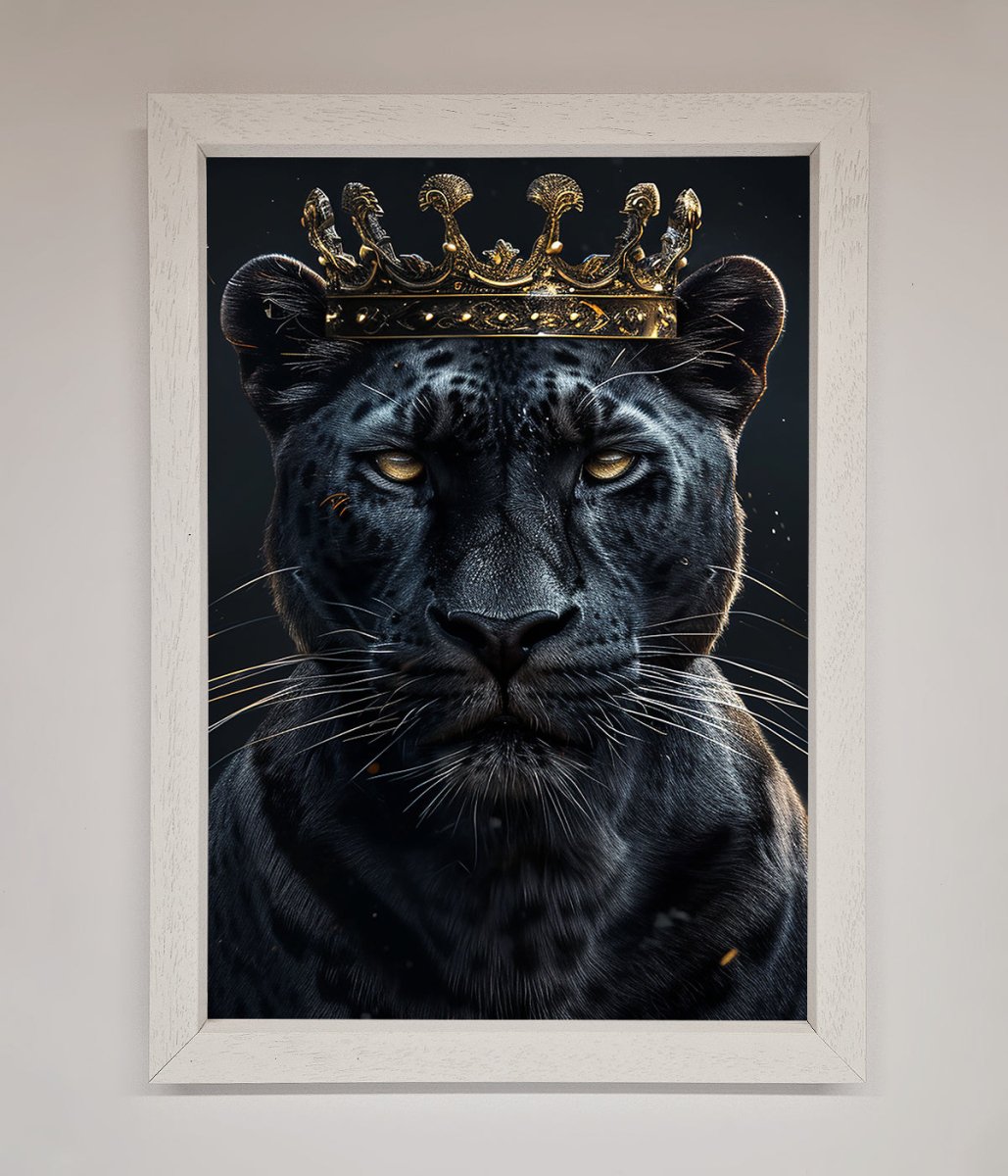 King Panther Framed Wall Art-2