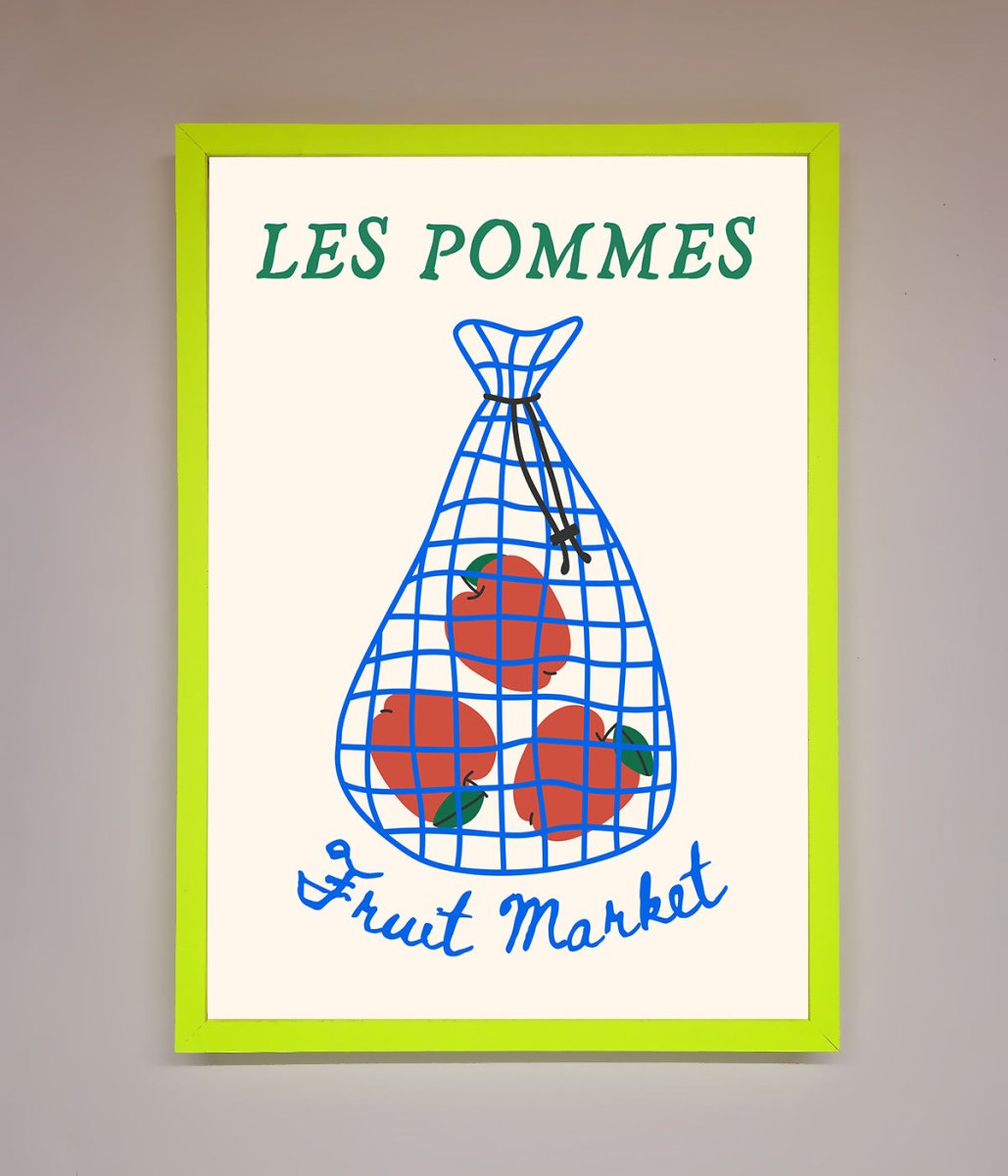 Les Pommes Framed Print-12