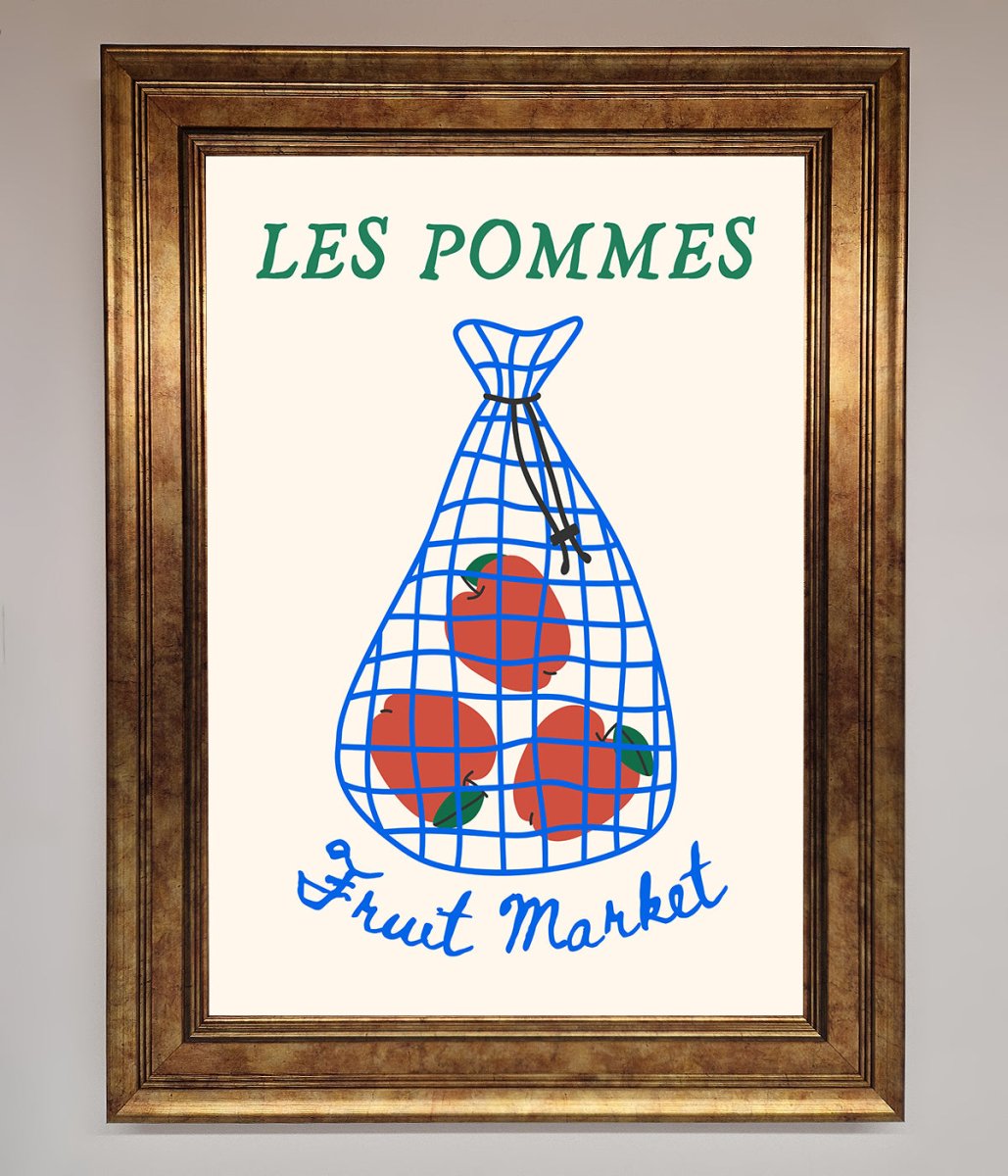 Les Pommes Framed Print-7