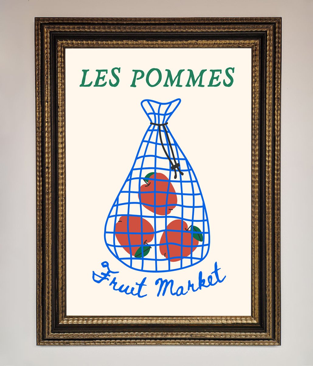 Les Pommes Framed Print-18