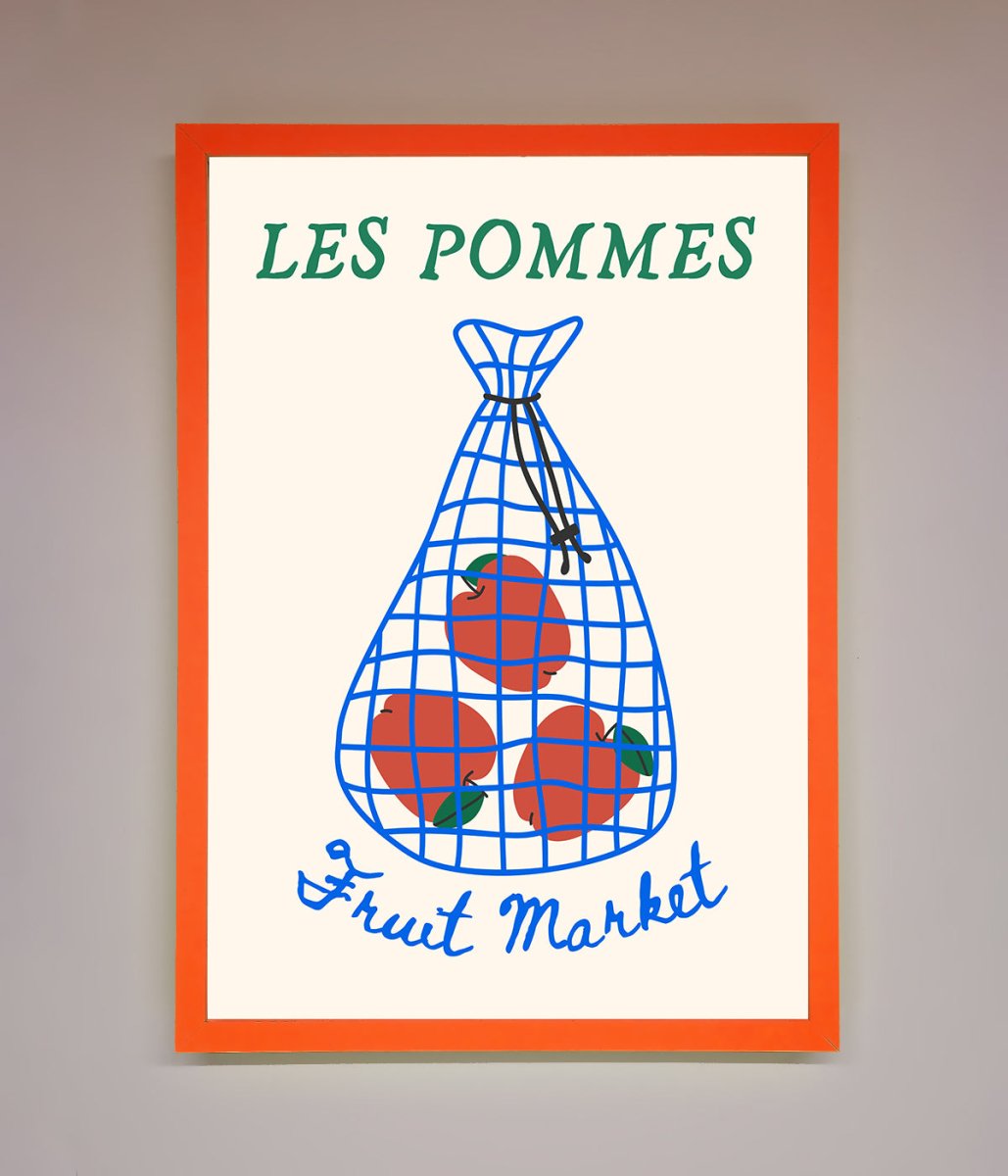 Les Pommes Framed Print-11