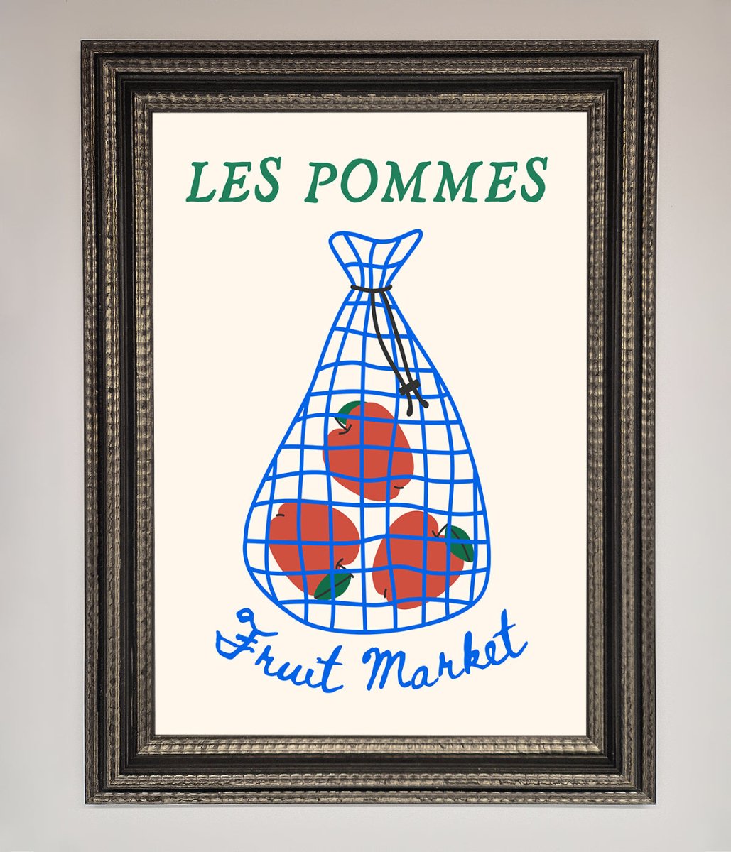 Les Pommes Framed Print-17