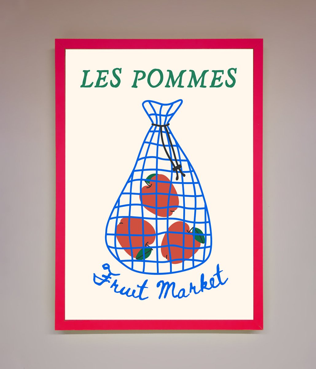 Les Pommes Framed Print-13