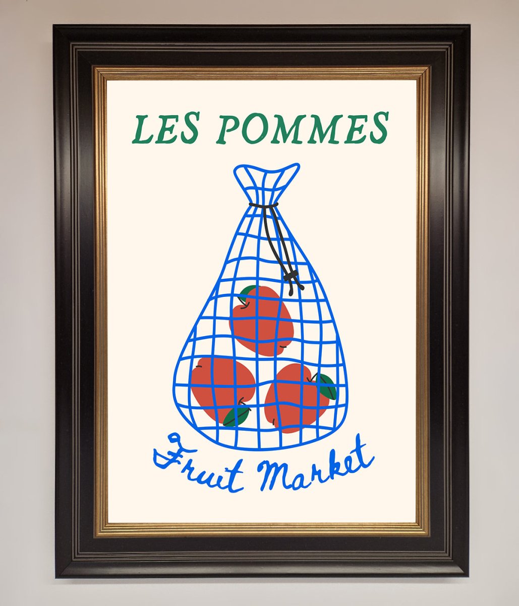 Les Pommes Framed Print-9