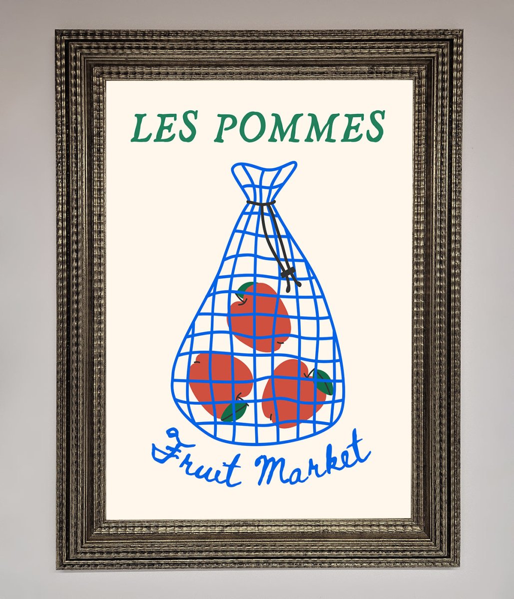 Les Pommes Framed Print-16