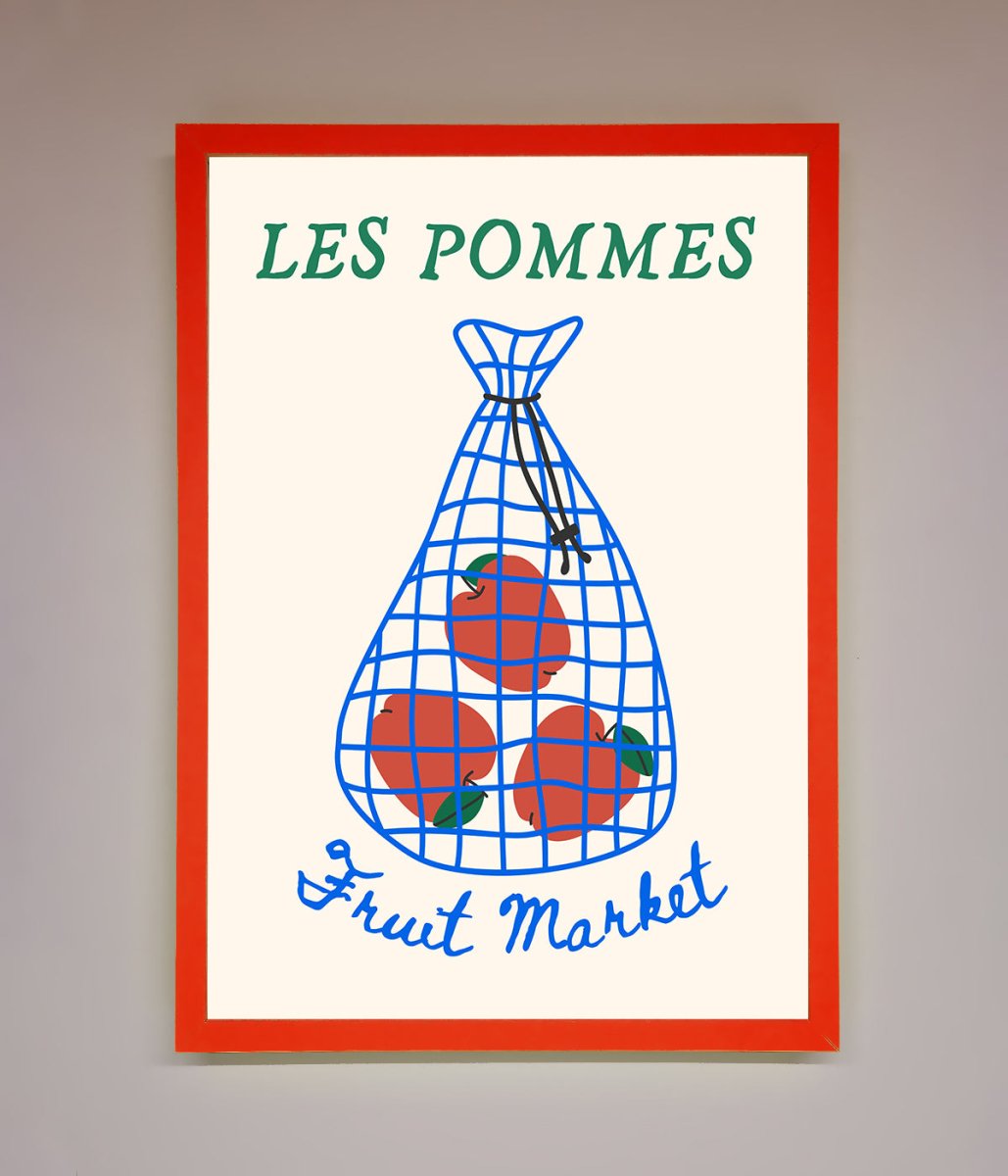 Les Pommes Framed Print-14