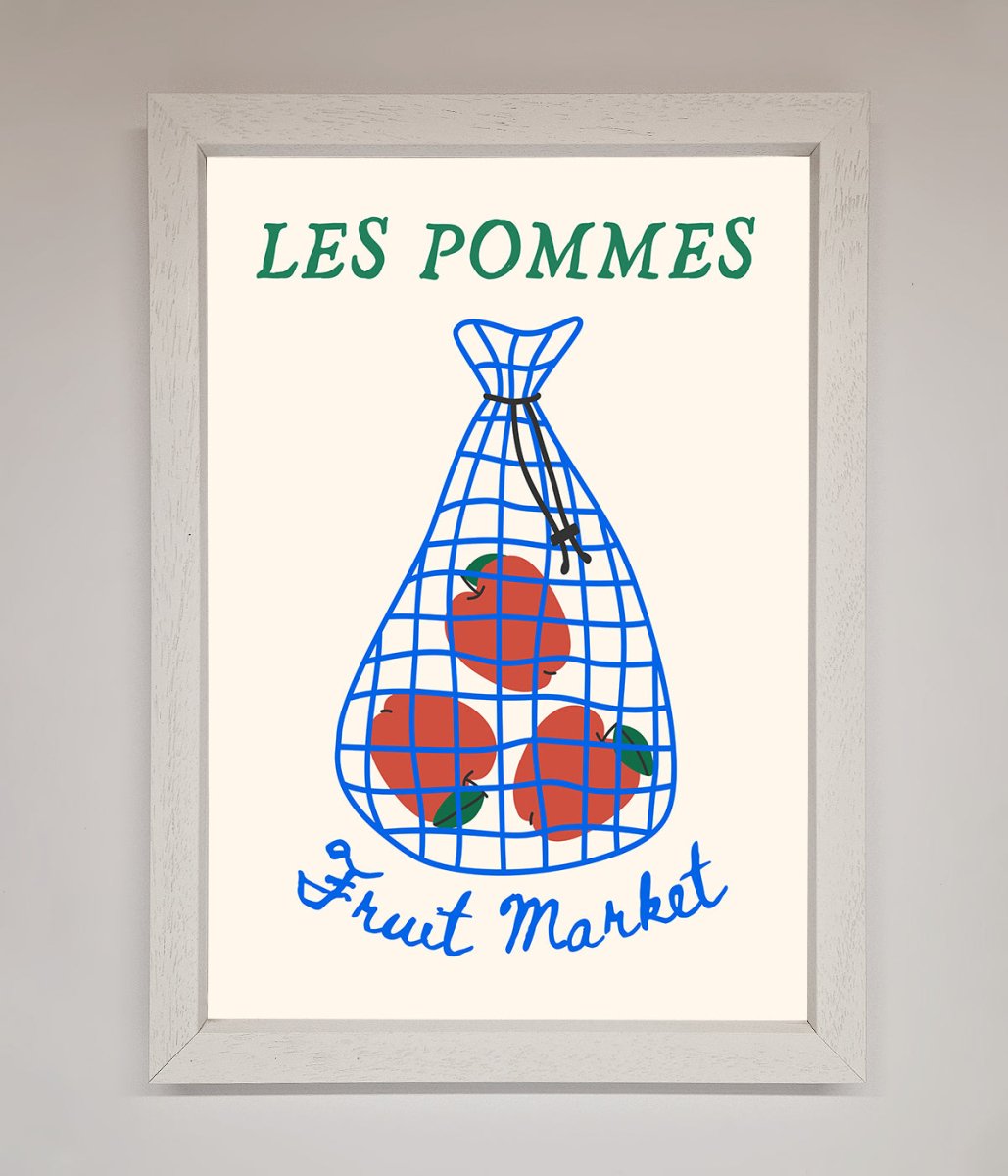 Les Pommes Framed Print-2