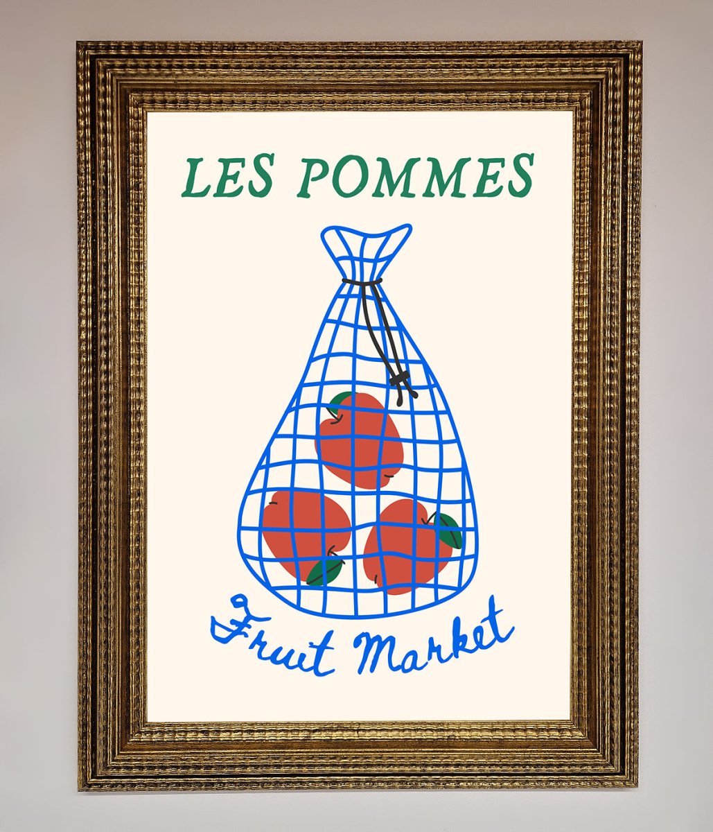 Les Pommes Framed Print-15