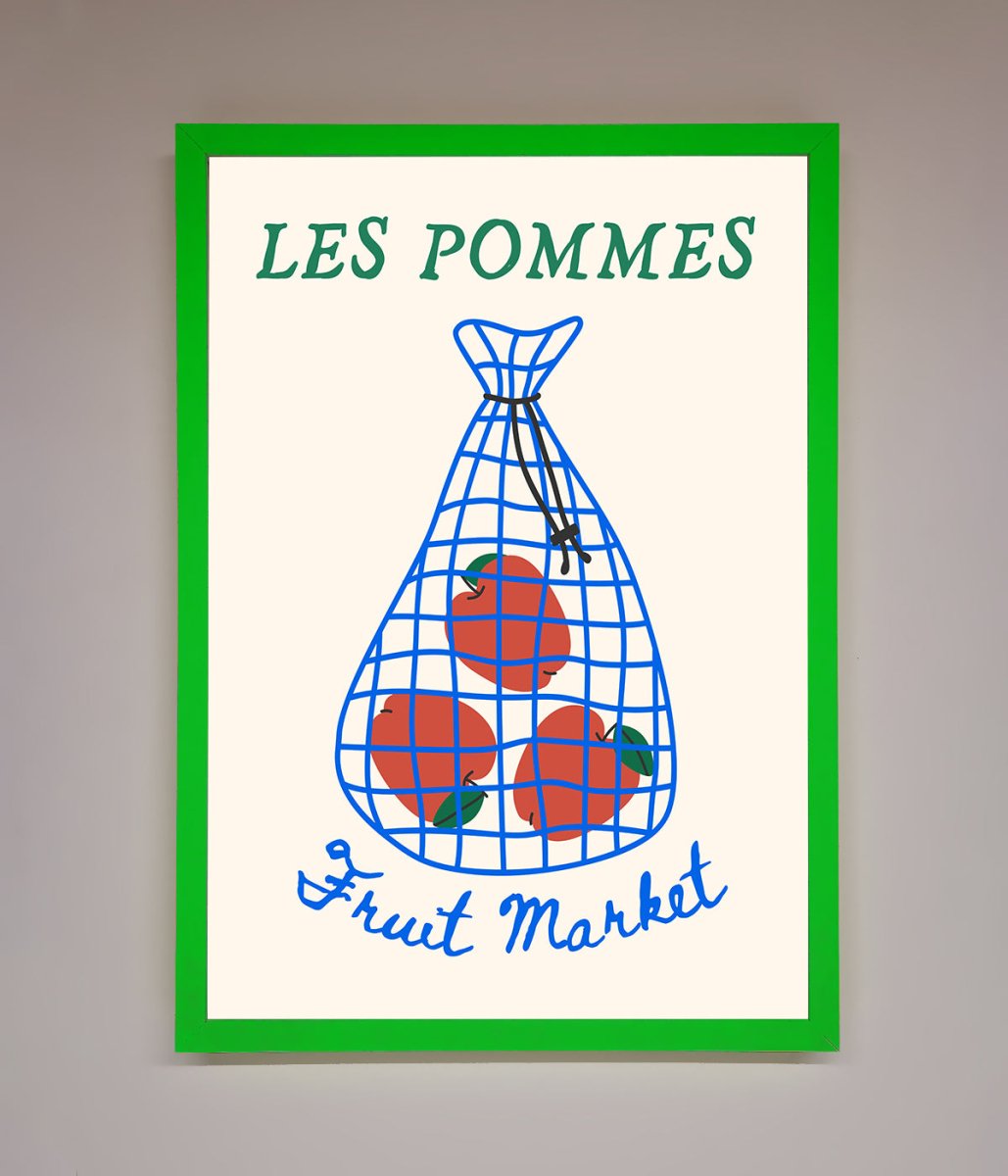 Les Pommes Framed Print-0