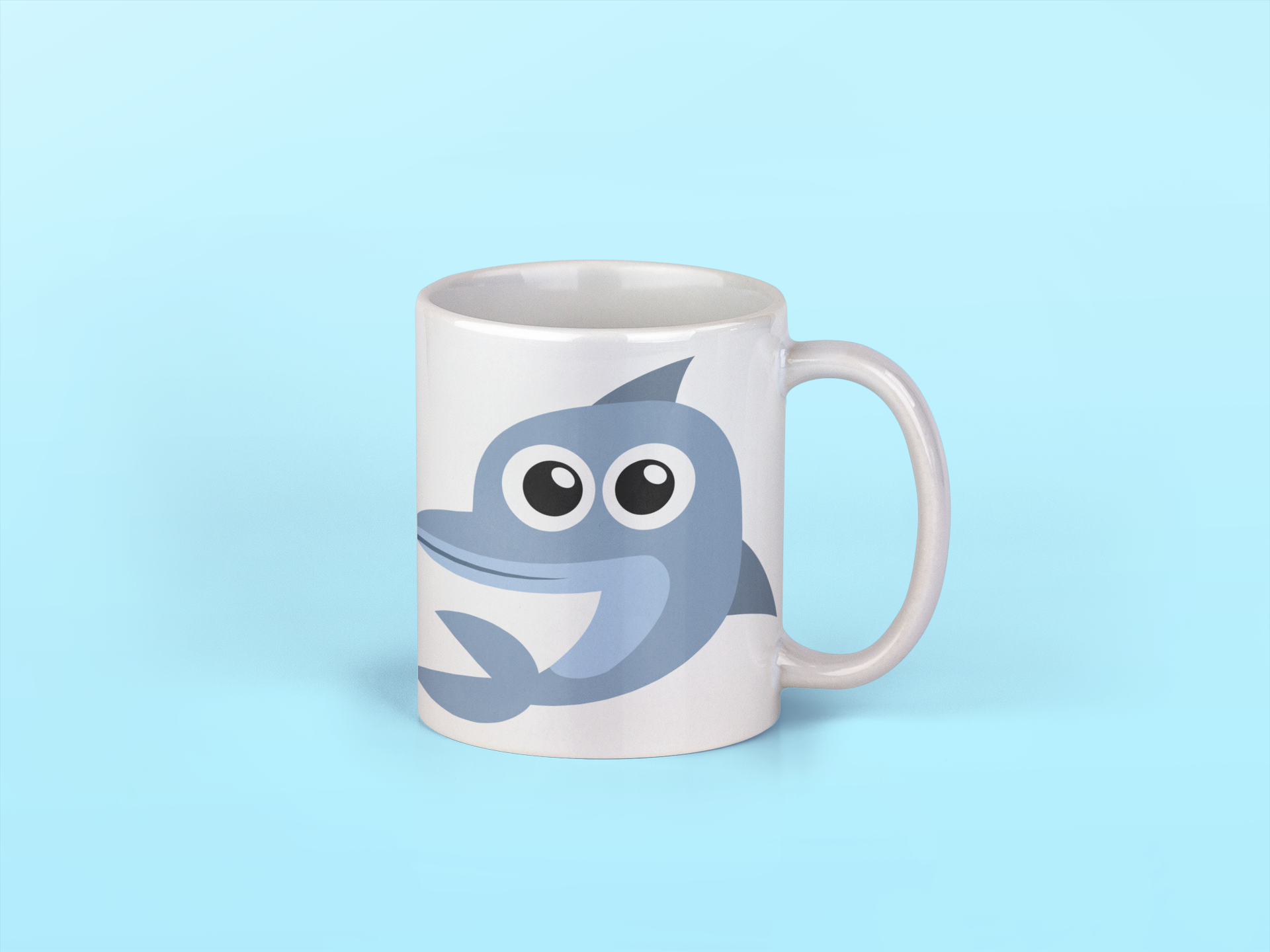 Adorable Whale Sea Animal Personalised Your Name Gift Mug-2