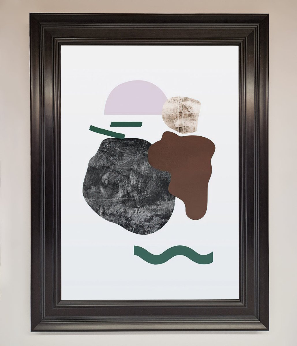 Modern Splodge Framed Print-6