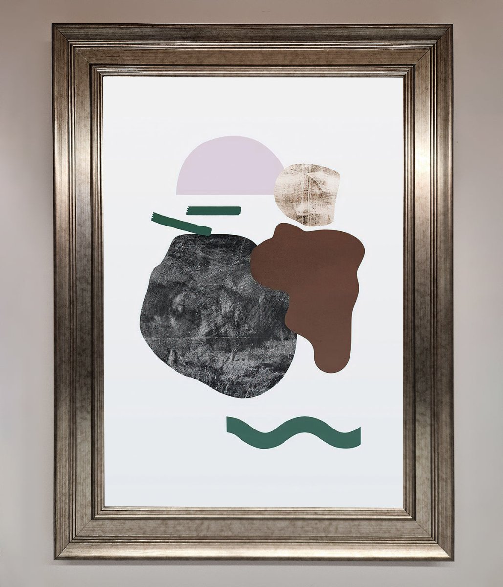 Modern Splodge Framed Print-5