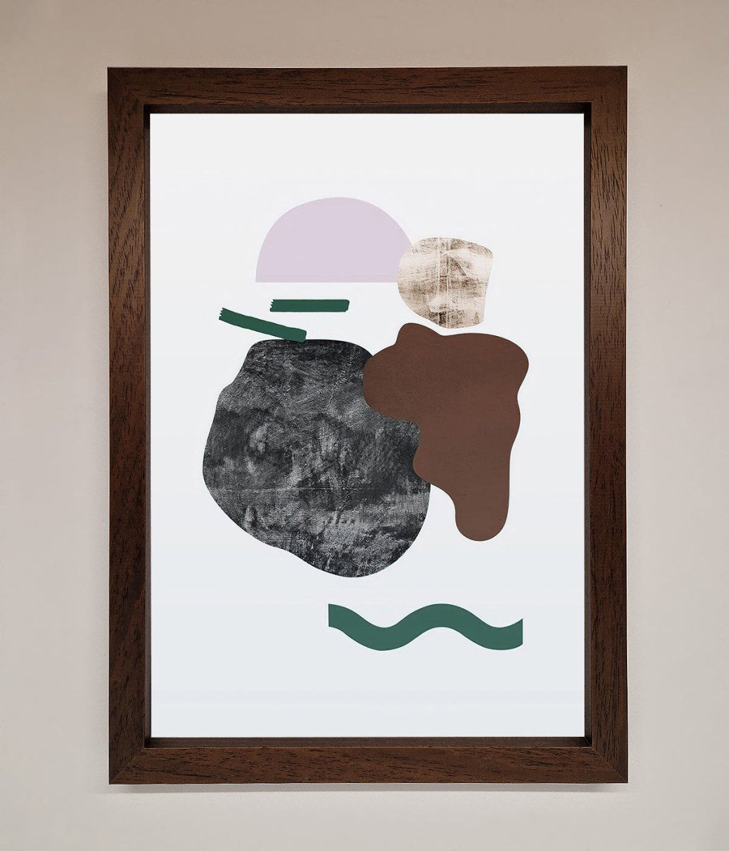 Modern Splodge Framed Print-0