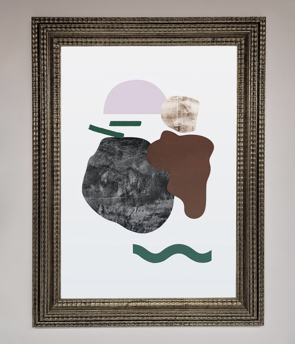 Modern Splodge Framed Print-16