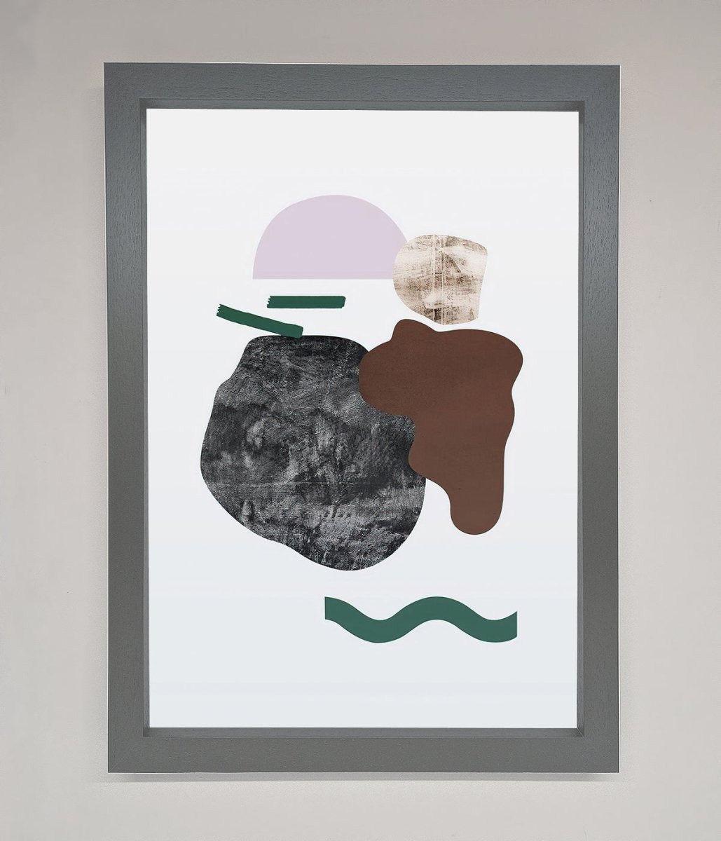 Modern Splodge Framed Print-4