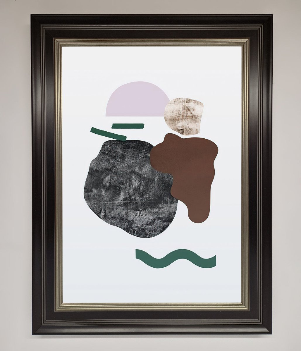 Modern Splodge Framed Print-8