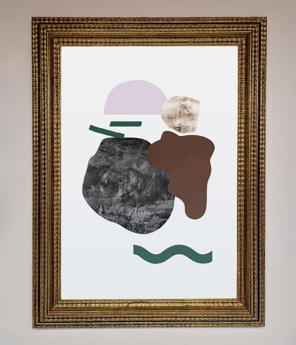Modern Splodge Framed Print-15