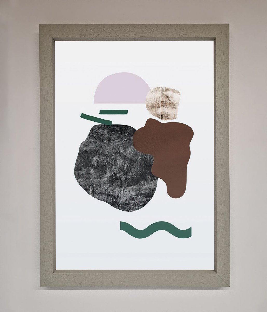 Modern Splodge Framed Print-3