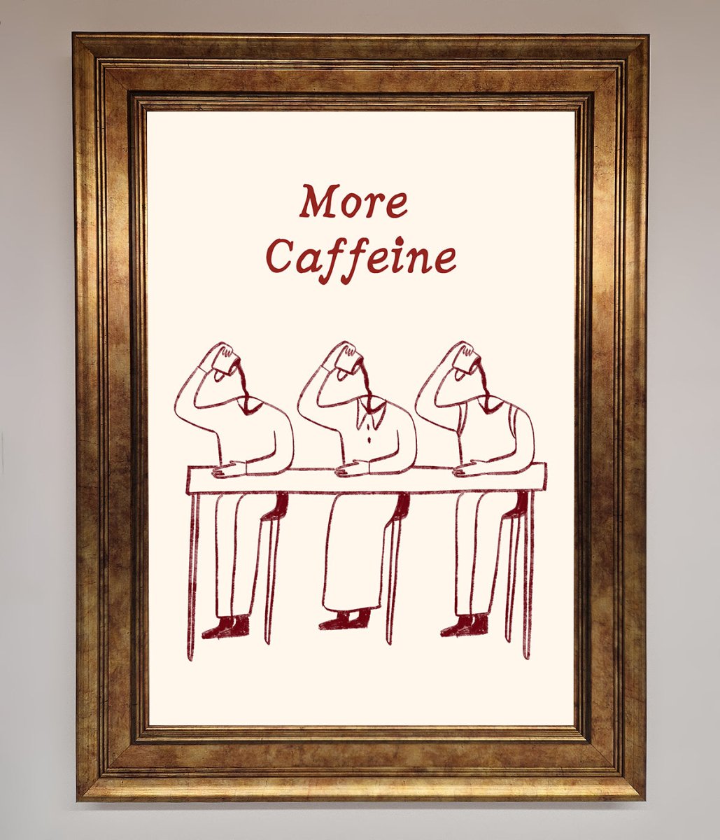 More Caffeine Framed Wall Art-7