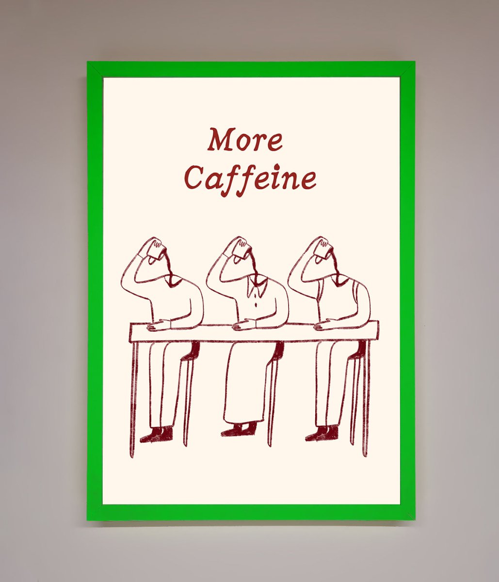 More Caffeine Framed Wall Art-11