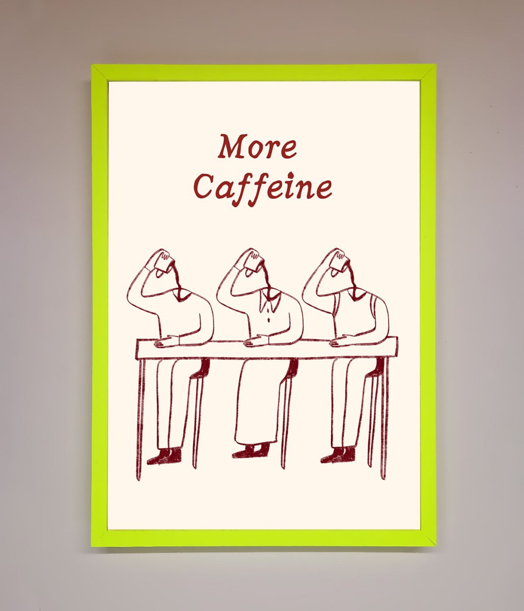 More Caffeine Framed Wall Art-12
