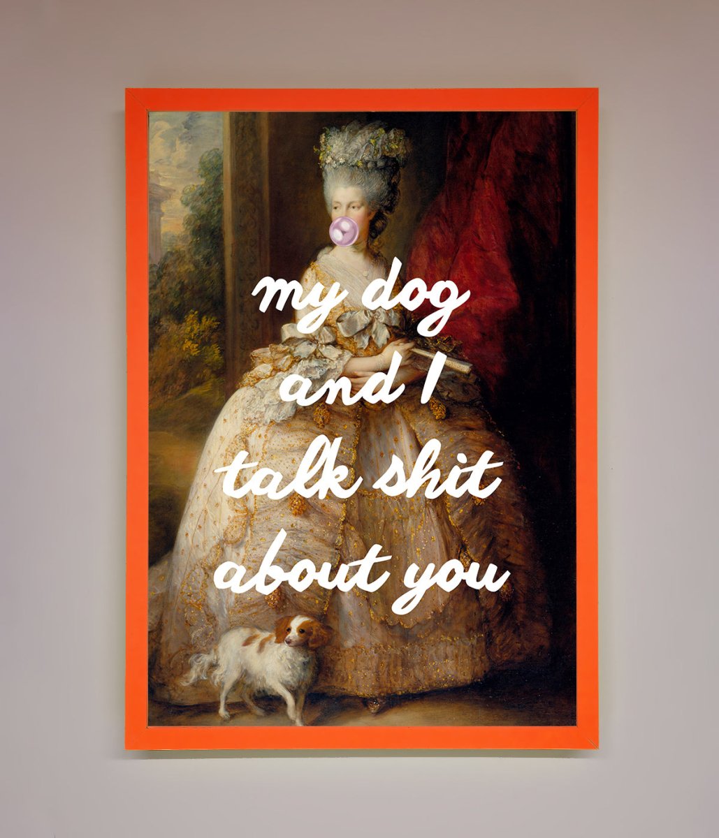 My Dog And I Framed Poster-6