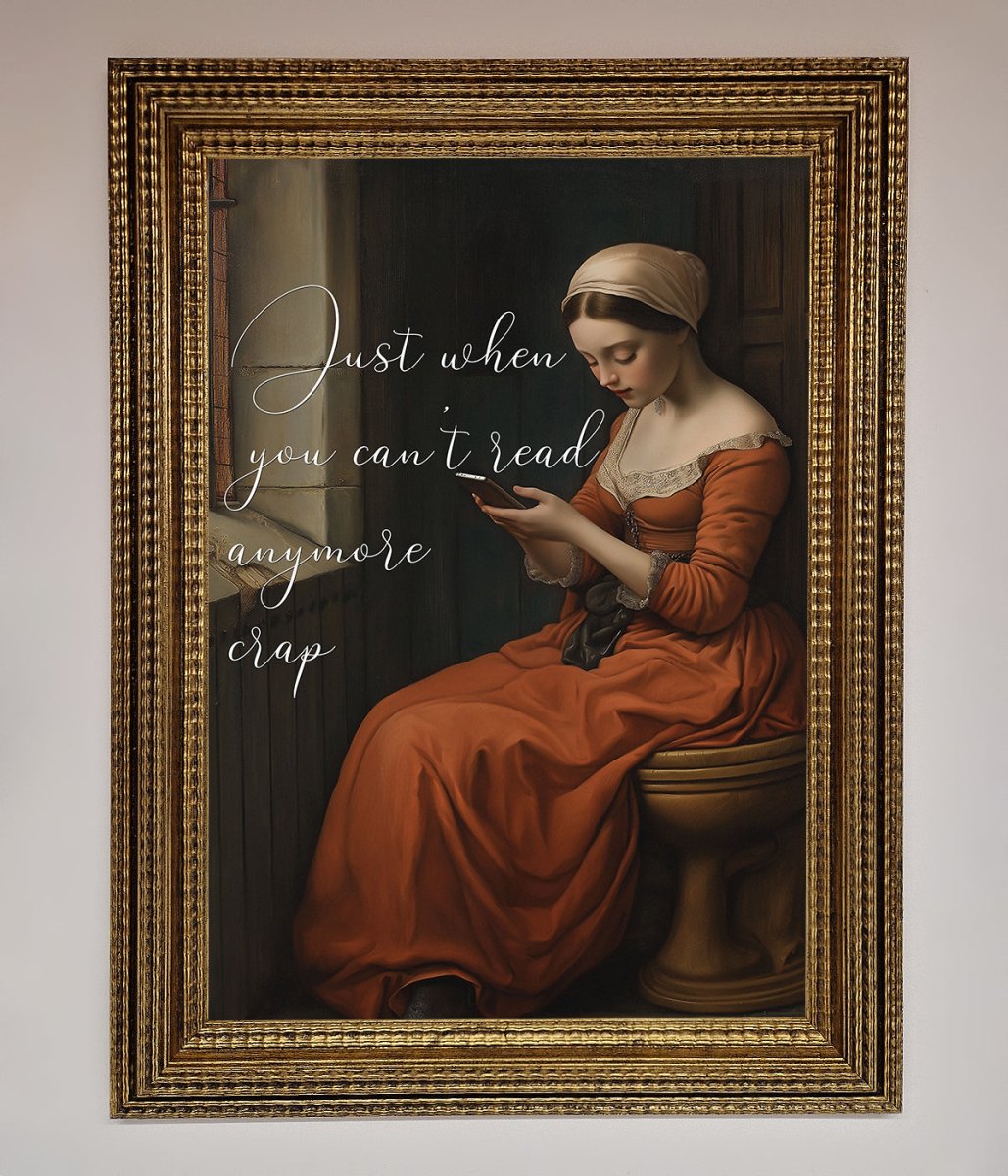 No More Crap Framed Poster-10